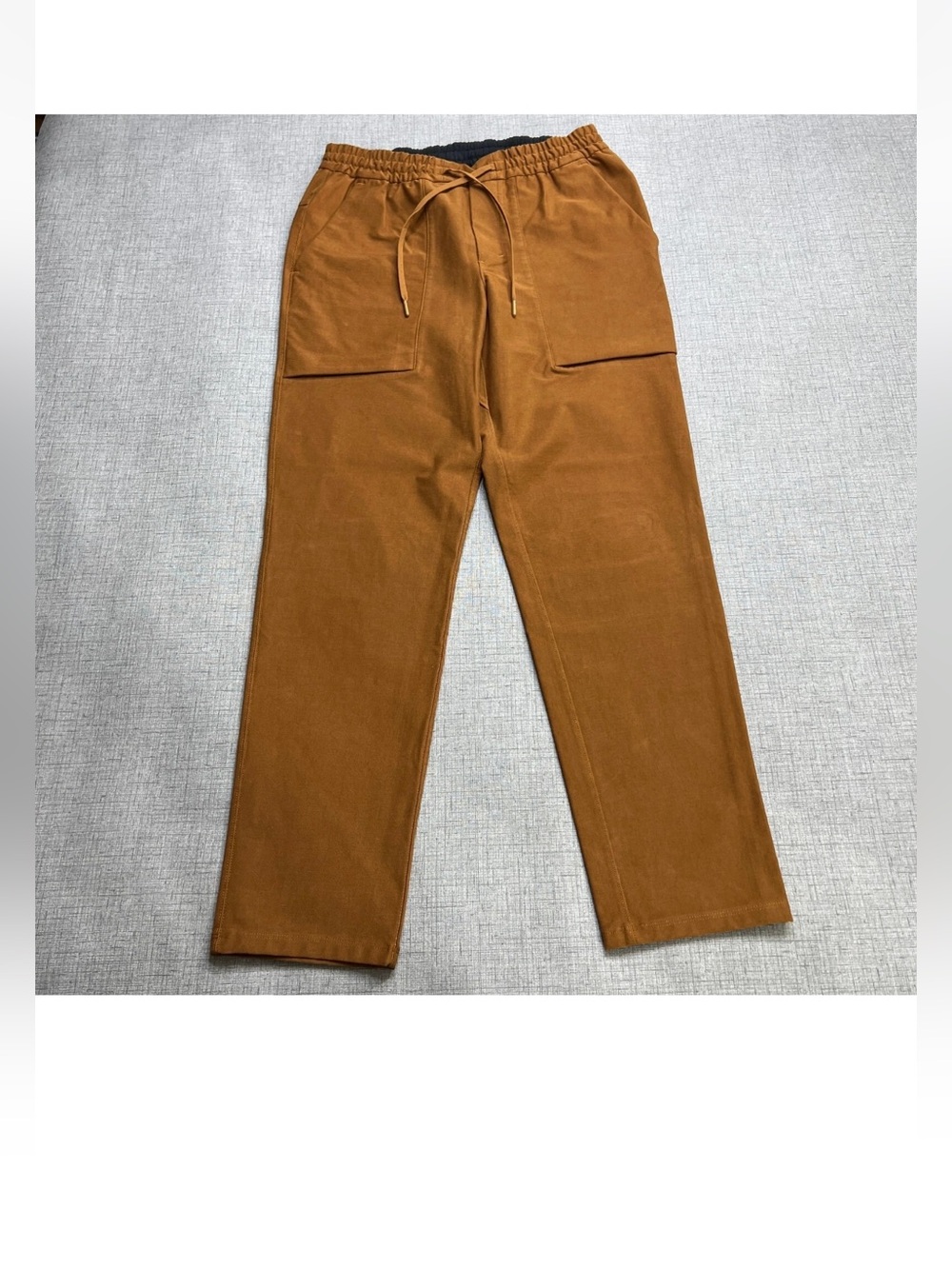 EUC Lululemon Bowline Pants Mens M Brown Utilitech Drawstring